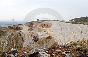 Fossil bed of Pedreira do Galinha, Portugal photo
