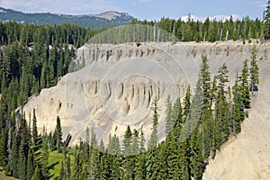 Fossil Fumaroles of Crater Lake National Park USA