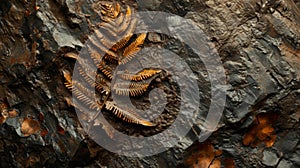 A fossilized plant species that went extinct during the m extinction highlighting the effects of the event on all forms