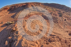 Fossilized Sand Dunes at Horseshoe Bend Arizona