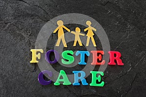 Foster care family photo