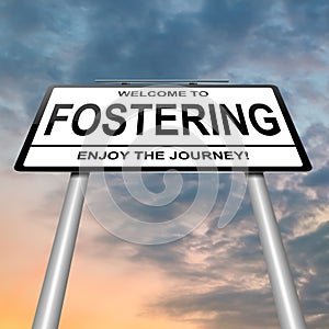 Fostering concept. photo