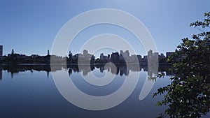 Foto da Lagoa do ViolÃÂ£o. Cidade de Torres, Rio Grande do Sul. CÃÂ©u azul. photo