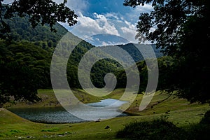 Ruta embalse Leurza, Navarra. Pais Vasco. photo