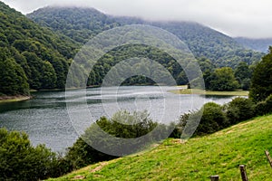 Ruta embalse Leurza, Navarra. Pais Vasco. photo