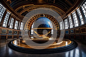 The Foucault pendulum used to demonstrate the Earth s rotation in Griffith observatory.