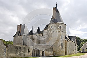 Fougeres-sur-Bievre castle