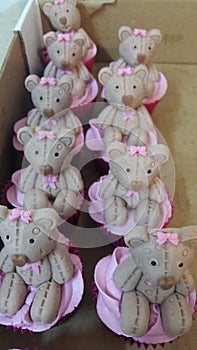 Foundant Cupcakes art