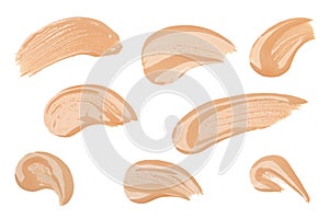 Foundation color samples