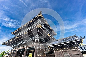 Founder's Hall Gate (Goei-do Mon) at Shinshu Otani-ha or Higashi Hongan-ji.
