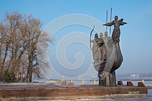 Founders of Kiev monument photo