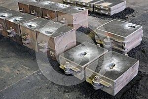 Foundry, sand molded casting