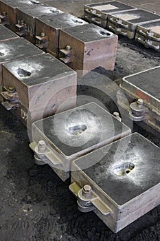 Foundry, sand molded casting