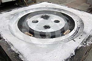 Foundry, sand molded casting