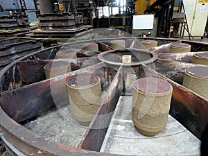 Foundry, sand molded casting