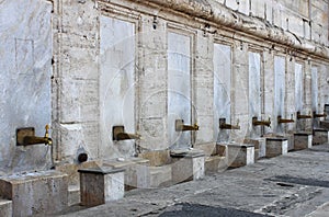 Fountain for ablutions in Yeni Cami Mosque