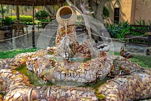 The fountain in Abu Dhabi