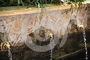 Fountain of Ain Asserdoun which is the fountain of the city of Beni Mellal (Morocco)