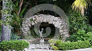 Fountain in Ann Norton Sculpture Gardens, West Palm Beach, Florida