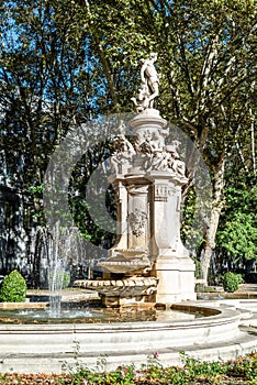 The fountain of Apollo in Prado Boulevard