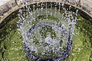 Fountain basin from high angle