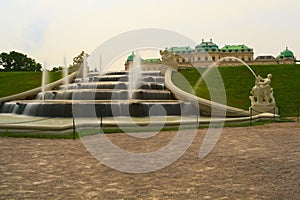 Fountain of the Belvedere castle, Vienna