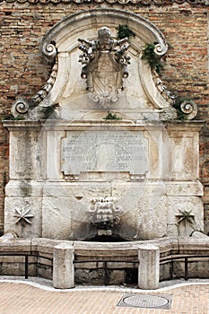 Fountain of Benedict XIII in Urbino