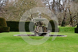 Fountain, Blickling Hall, nr Aylsham, Norfolk, England, UK