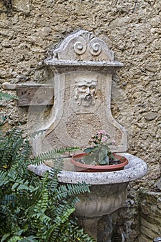 Fountain in Bussana Vecchia