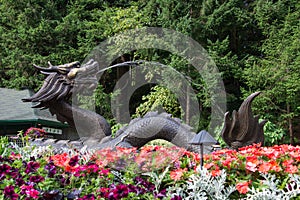 Fountain, Butchart Gardens, Victoria, BC, Canada