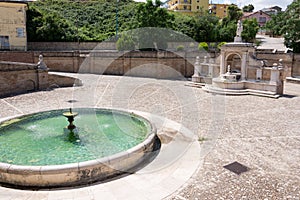 Fountain Cavallina. Genzano di Lucania.Italy.