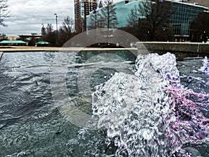 Fountain in the Centennial Park in Atlanta