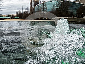 Fountain in the Centennial Park in Atlanta
