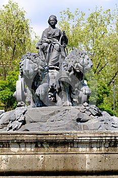 The fountain of Cibeles at Colonia Roma in Mexico City