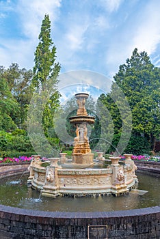Fountain at city park in Launceston, Australia