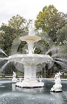 Fountain Closeup in Forsyth Park