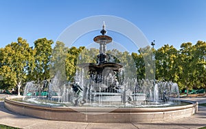 Fountain of the Continents Fuente de los Continentes at General San Martin Park - Mendoza, Argentina photo