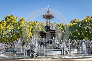 Fountain of the Continents Fuente de los Continentes at General San Martin Park - Mendoza, Argentina