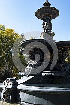 Fountain of the continents (Fuente de los Continentes) in General San Marti­n Park - Mendoza, Argentina