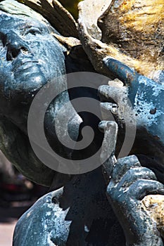 Fountain of the continents (Fuente de los Continentes) in General San Marti­n Park - Mendoza, Argentina