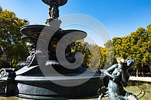 Fountain of the continents (Fuente de los Continentes) in General San MartÃÂ­n Park - Mendoza, Argentina photo