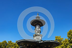 Fountain of the continents (Fuente de los Continentes) in General San MartÃ­n Park - Mendoza, Argentina