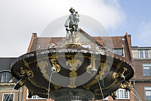 Fountain in Copenhagen; Denmark