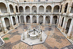 Fountain and Courtyard from Above