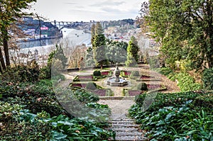 Fountain in Crystal Palace Gardens, Porto