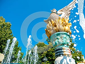 Fountain in Debrecen, Hungary