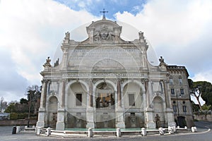 Fountain dell'Acqua Paola in Rome.