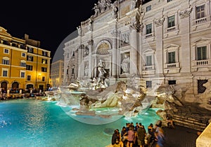 Fountain di Trevi in Rome Italy