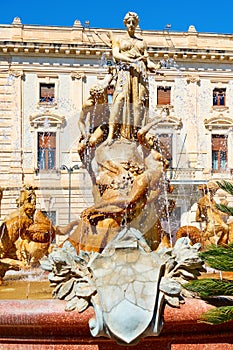 Fountain of Diana in Syracuse