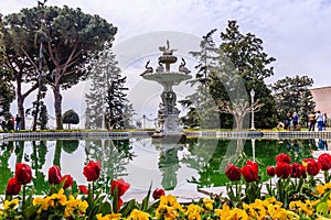 Fountain of Dolmabahce palace